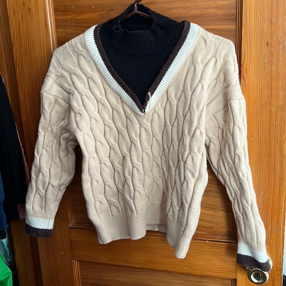 Sweater with turtleneck